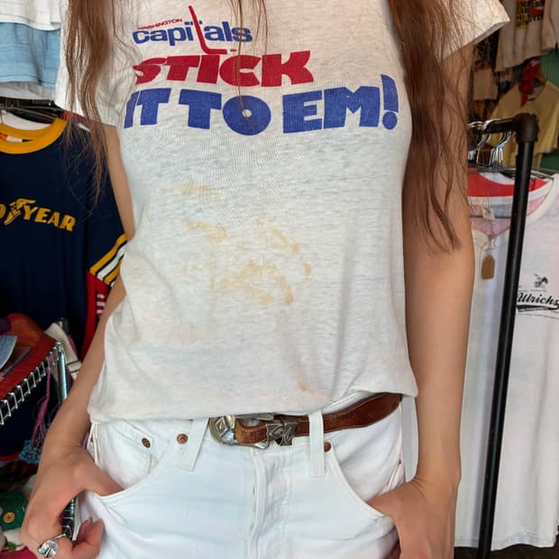 80’s Hanes Washington Capitals Tee