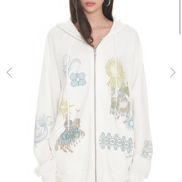 새상품) 투머치택스 TAROT WAFFLE ZIP-UP 후드집업