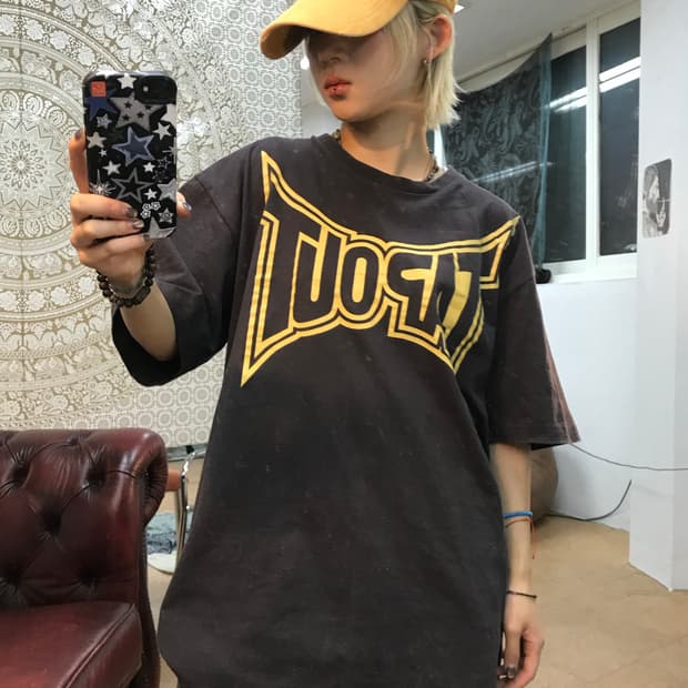 Tapout 빈티지 프린팅 반팔 티