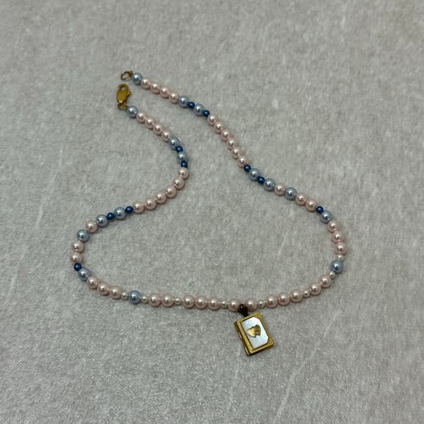 뉴욕 CafeForgot 구매 퍼퓸 로켓 비즈 목걸이