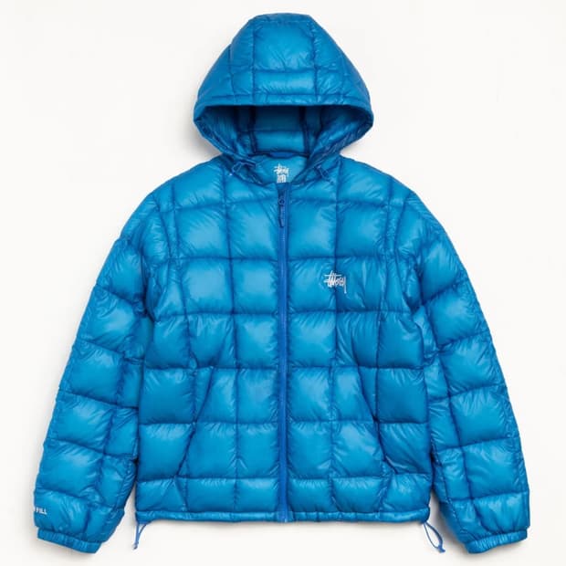 스투시 미드웨이트 후드 푸퍼 M