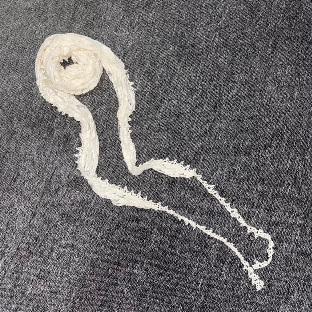 Ivory race scarf 