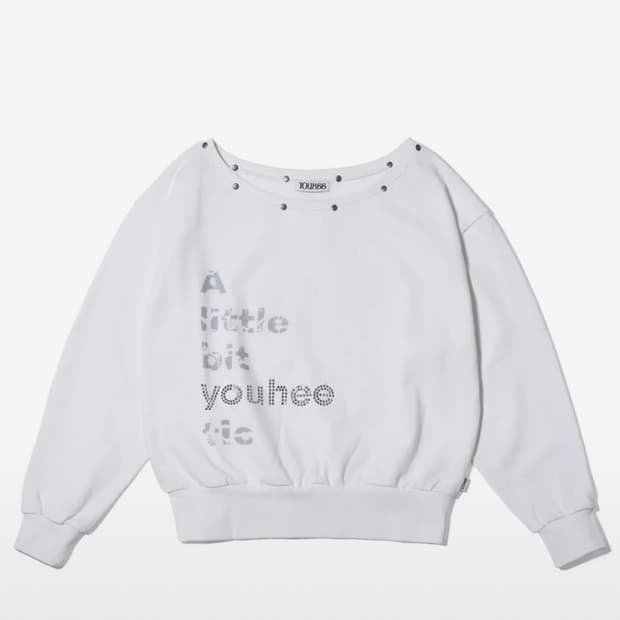 유희 원숄더 맨투맨