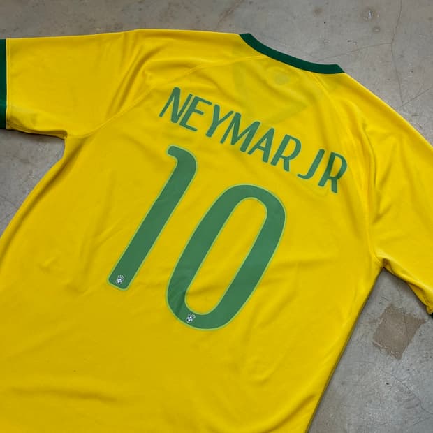 M 나이키 드라이핏 2014 브라질 국가대표팀. No.10 네이마르 Jr