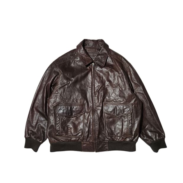 라운드트리 A-2 레더 자켓 빅사이즈 115 120 XXXL