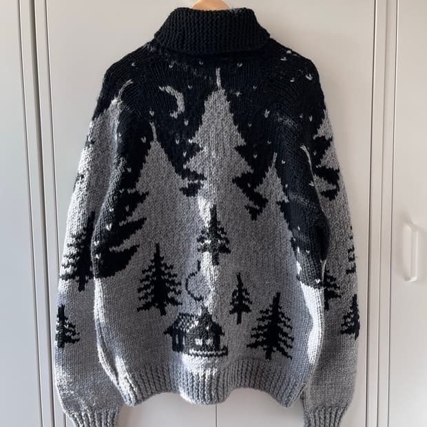 (Rare) 겨울밤 풍경 캐나다 리얼 코위찬 