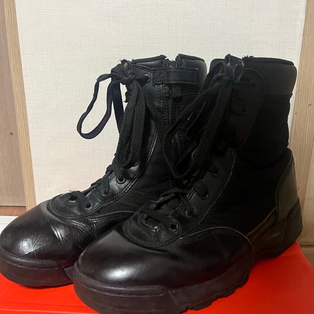 S.w.a.t 컴뱃부츠 사이드 지퍼 44사이즈