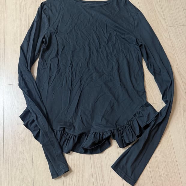 레이어드 프릴 긴팔티