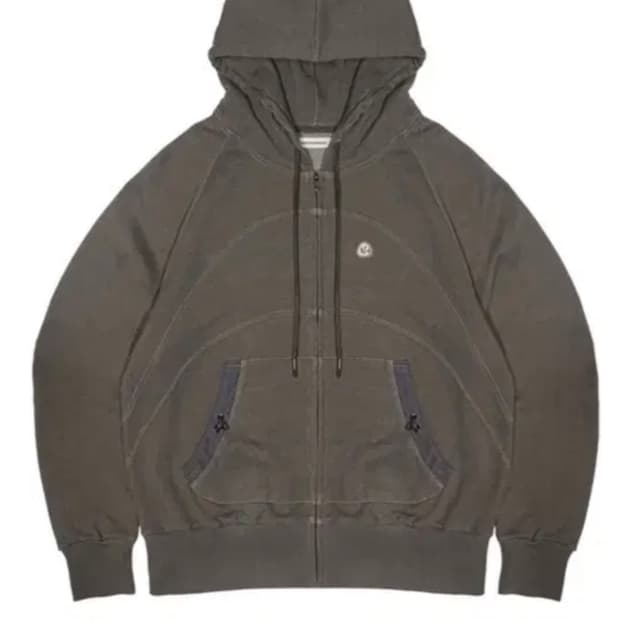 스마트어반유즈풀 코이세이오 스트링포켓후드집업 카키