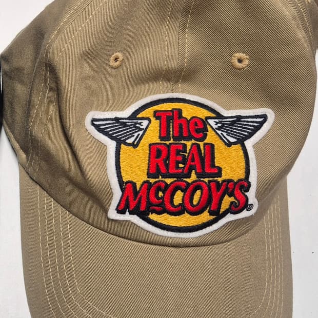 리얼맥코이 볼캡 베이지