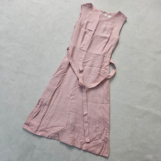 85-95 로엠 민소매 린넨 원피스 0403Y