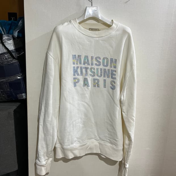 (L) 메종키츠네 맨투맨 티셔츠 스웻셔츠
