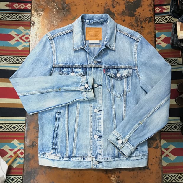 리바이스 빅E 연중청 워시드 데님 트러커자켓 남성 102 여성 루즈핏