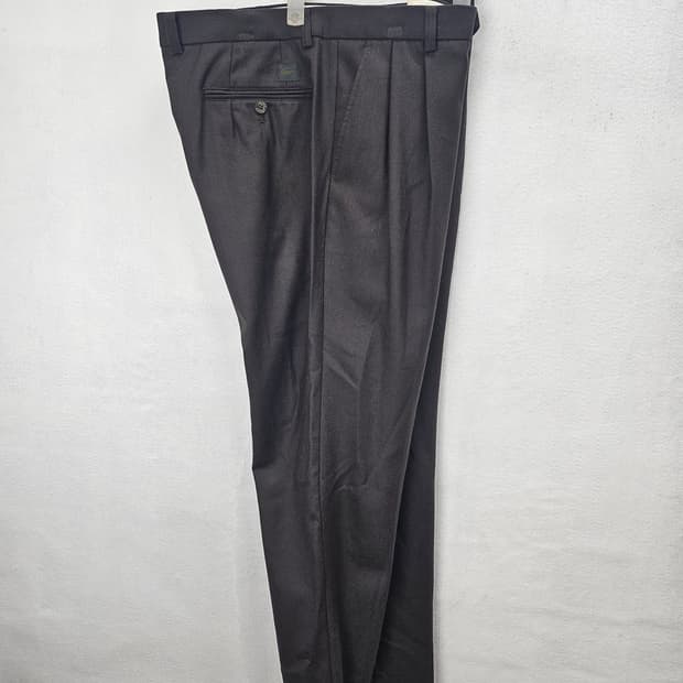 라코스테 남성 모 100% 정장 바지 35인치