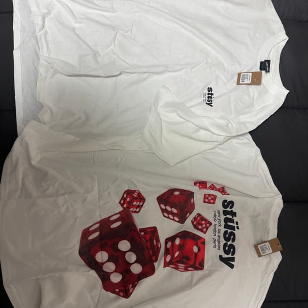 스투시 롤러 다이스 티셔츠 XL,xxl 새상품