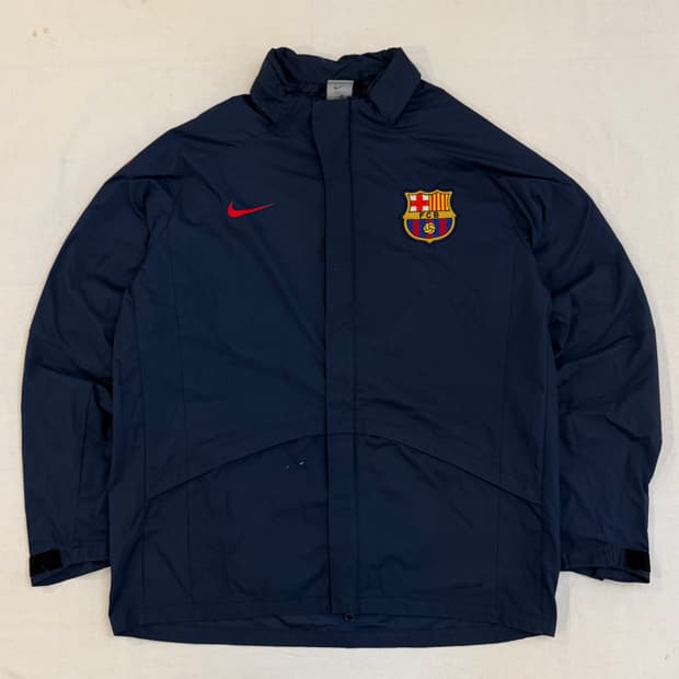 나이키 06-07 바르셀로나 바람막이 네이비