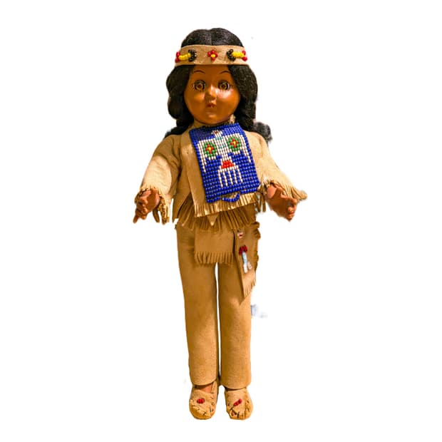 1970s Vintage Native America Indian Doll
