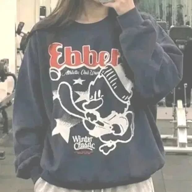 391) 새상품급 69000원 Ebbets Field 맨투맨 L 남여공용