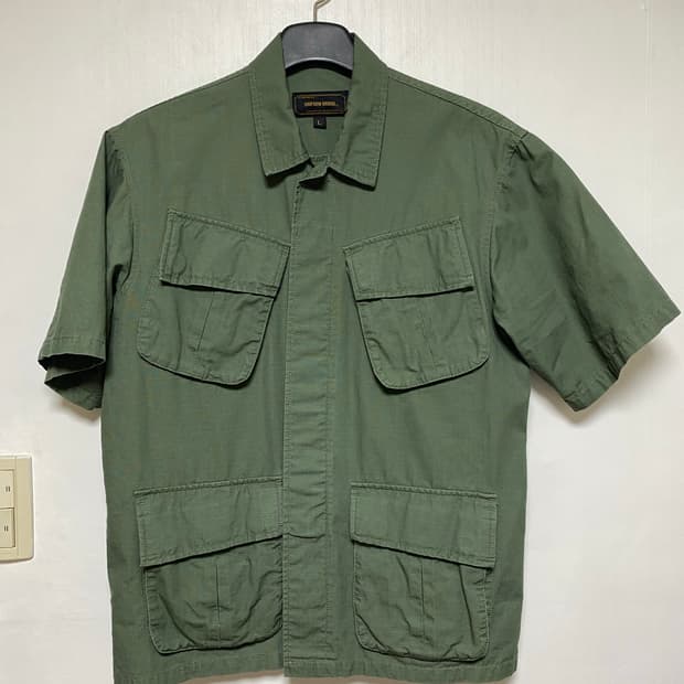 [UNIFORM] 유니폼브릿지 퍼티그 반팔셔츠 L사이즈