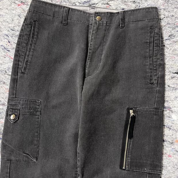 COMME CA ISM 빈티지 코튼 시가렛 포켓 팬츠