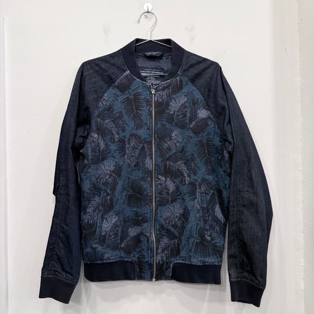 자라 레글런 블루종 자켓