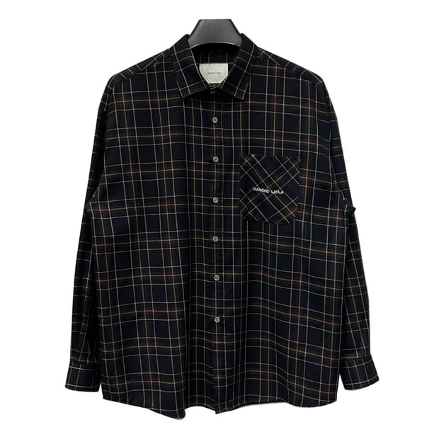 다이아몬드 레이라 플러프 무드 체크 셔츠 남방 L