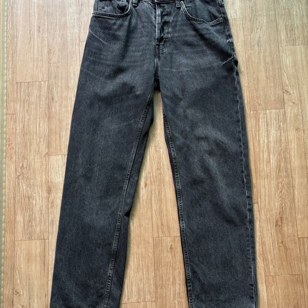 자라 zara 블랙 데님 스트레이트핏 31