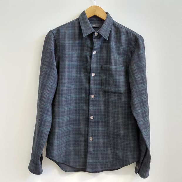 Theory 체크 셔츠 XS 남자 (90)
