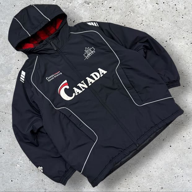 [105] 데상트 캐나다 스피드 스케이팅 패딩 자켓 B257