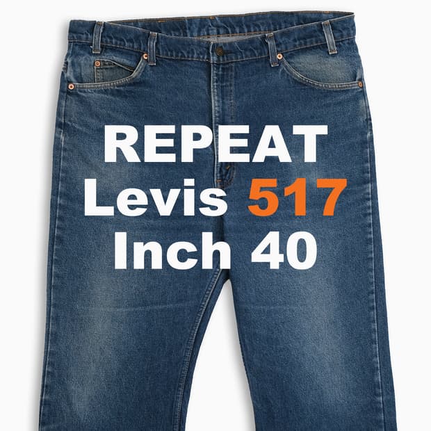 리바이스 517 오렌지탭 진청 90s USA 40인치 OR5174230