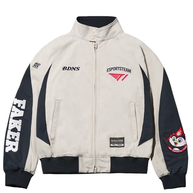 [XL] bdns 빠다너스 T1 페이커 마킹 자켓 베이지