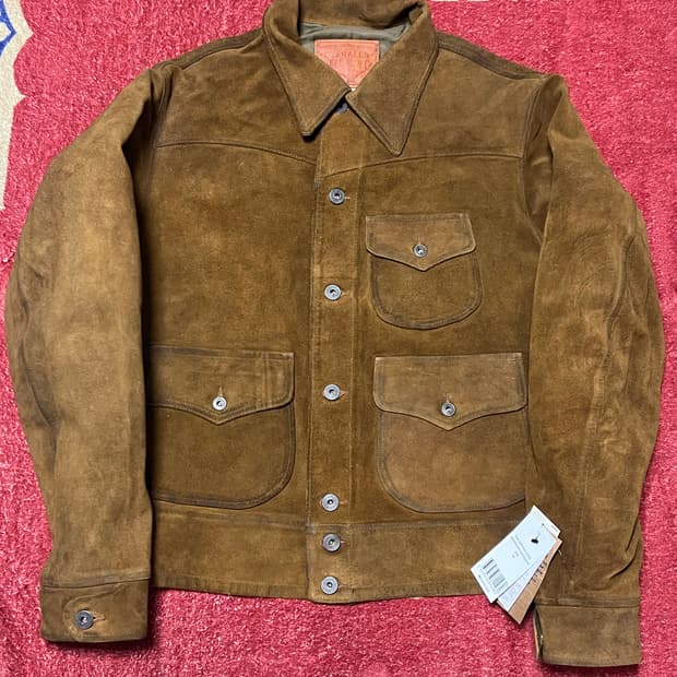 더블알엘 (RRL) 러프아웃 스웨이드 자켓