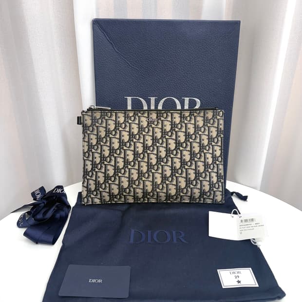 [풀박스] 디올 오블리크 A5 클러치백