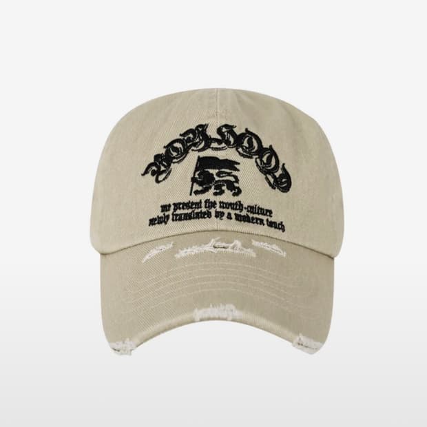 BOY HOOD DESTROYED CAP (BEIGE)