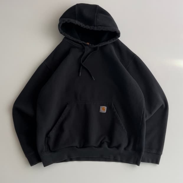 칼하트 블랙 후드티 L