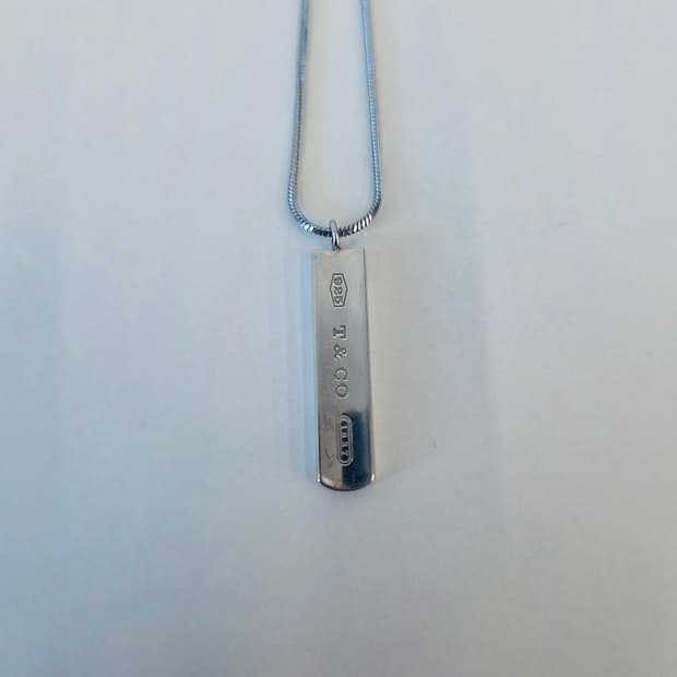 티파니앤코 1837 실버바 펜던트 네크리스 3.5mm  (125)
