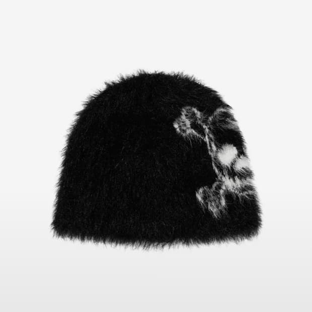 나이스고스트클럽 SKULL BEANIE_BLACK