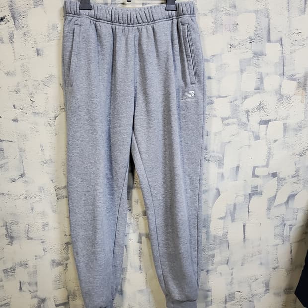 뉴발란스 회색 트레이닝 바지 