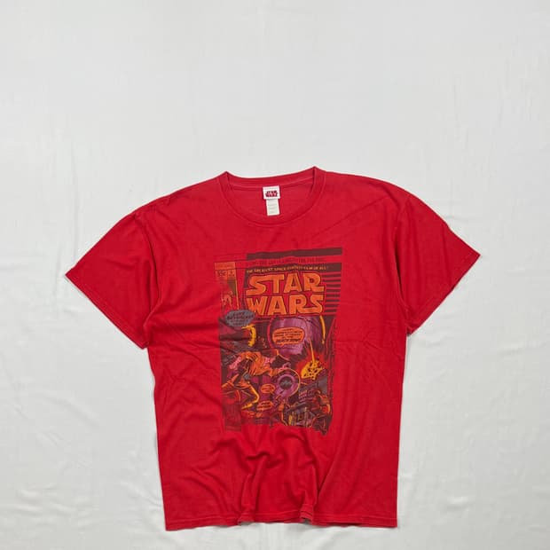 00’s 스타워즈 starwars 무비 promo 프린트 반팔티 상품이미지1