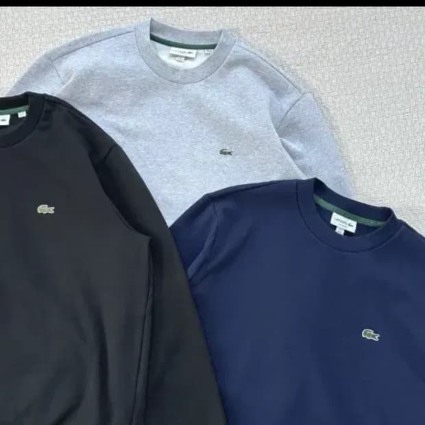 🔥[정품/무료배송]🔥라코스테 크루넥 맨투맨 3컬러