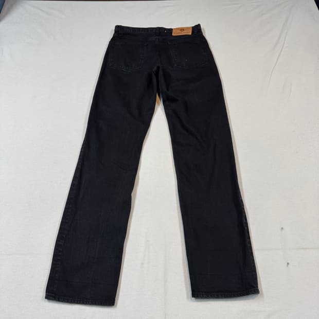 32inch) 코지마 진즈 흑청 데님 모터사이클 팬츠