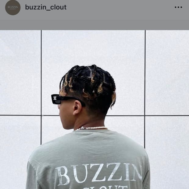 BUZZIN CLOUT 버진클라우트 초창기 프로모션 롱슬리브 L
