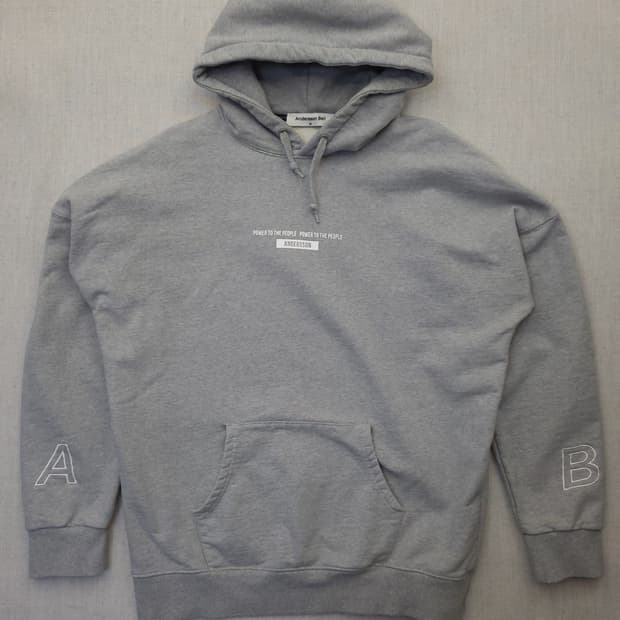 Andersson Bell 회색 후드티 XL