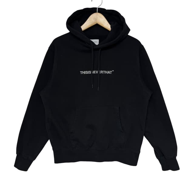 디스이즈네버댓 아치로고 후드티