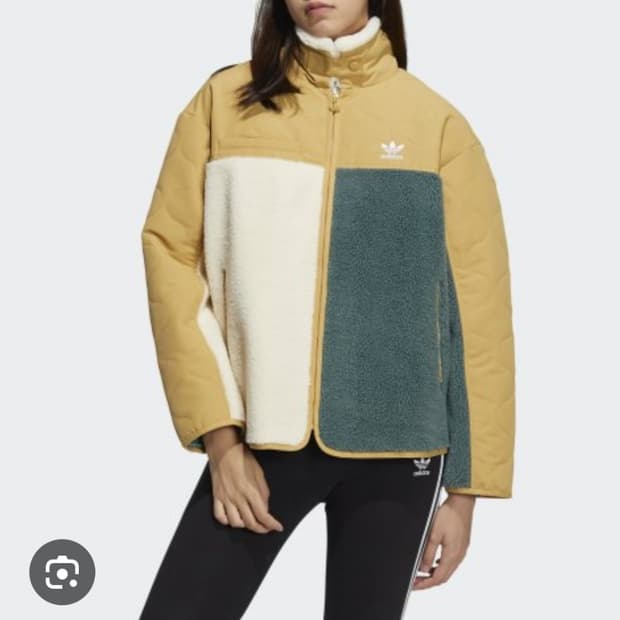 아디다스 여자 쉐르파 퀼팅자켓