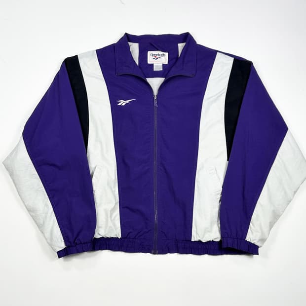 리복 클래식 올드스쿨 박시핏 바람막이 2XL