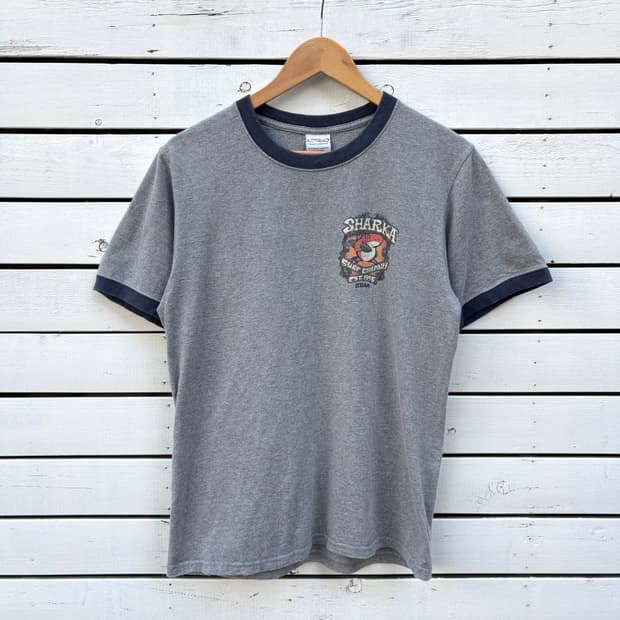 Crazy Shirts 크레이지셔츠 반팔 티셔츠 링거티