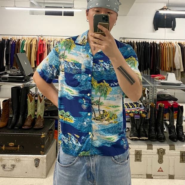 GAP hawaian shirt 갭 하와이안 셔츠