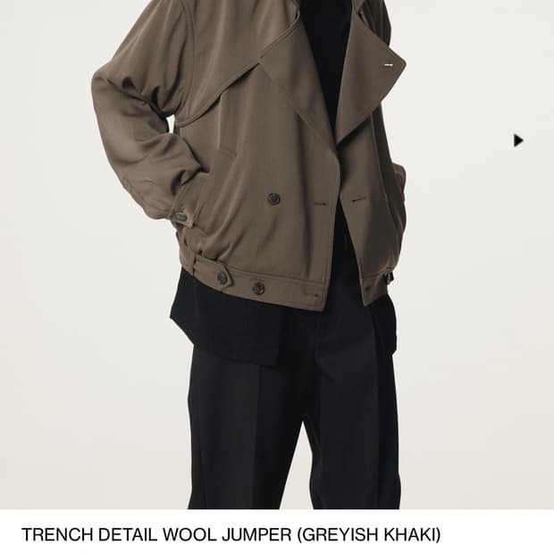 렉토 하프 트렌치 m 새제품