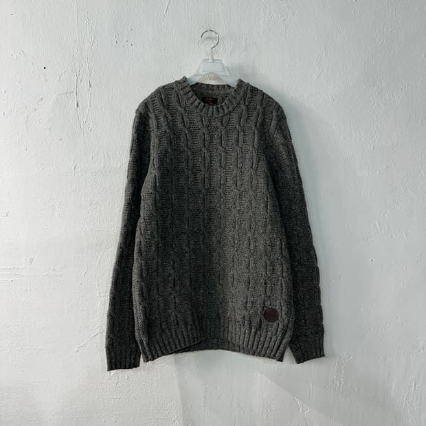 Barbour 바버 꽈배기 니트 95